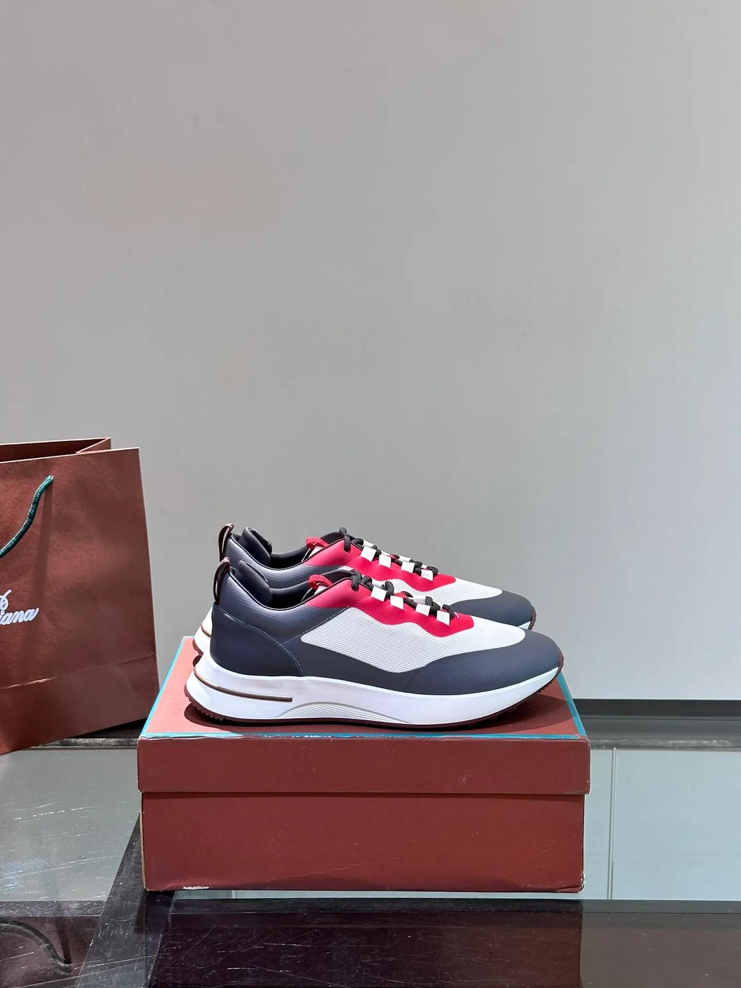 Men's Men's Shoes 💰p560 "Loro Men's Shoes 💰piana" niche Loro classic jogging shoes, men's lace-up casual shoes and sneakers, high-quality lightweight and comfortable fabrics, suitable for outdoor leisure, the color scheme is young and energetic, and it looks great with sportswear or casual suits! Size: 39-45 (46 customized)